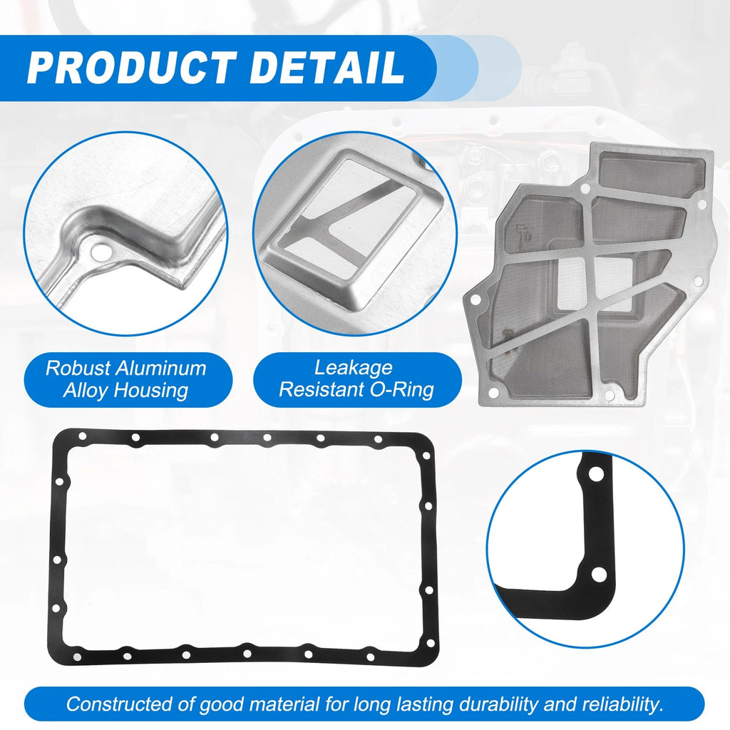 Transmission Filter Oil Pan Gasket Kit Fit for Mitsubishi A340F (2000–2005)