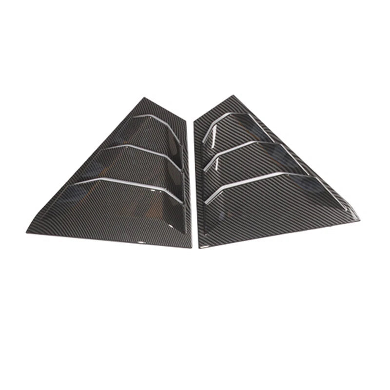 2X Side Window Louvers Cover Trim for Nissan Altima (2019–2023) Carbon Fiber