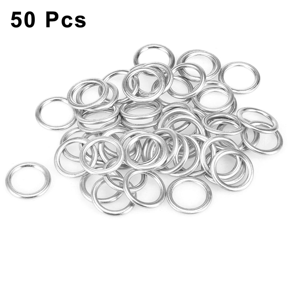 Oil Drain Plug Gasket Replacement for Volkswagen Audi (M14) (50 Pack)