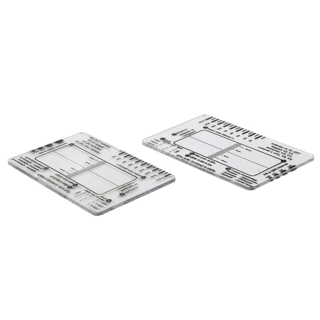 7 Step Ruler Measurement Tool for Accurate Card Assessment