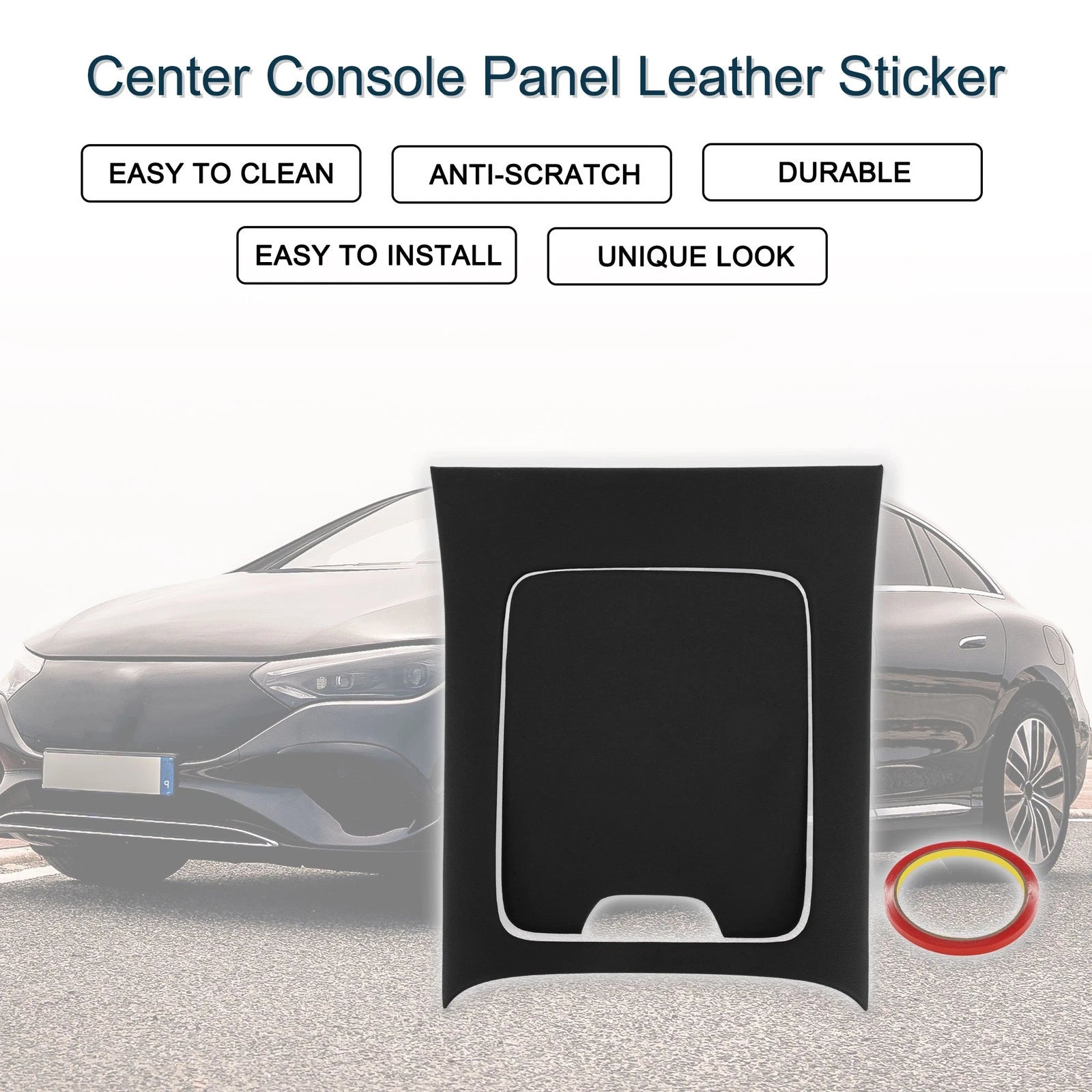Center Console Panel Sticker Replacement for Mercedes-Benz EQE350 (2022–2024)