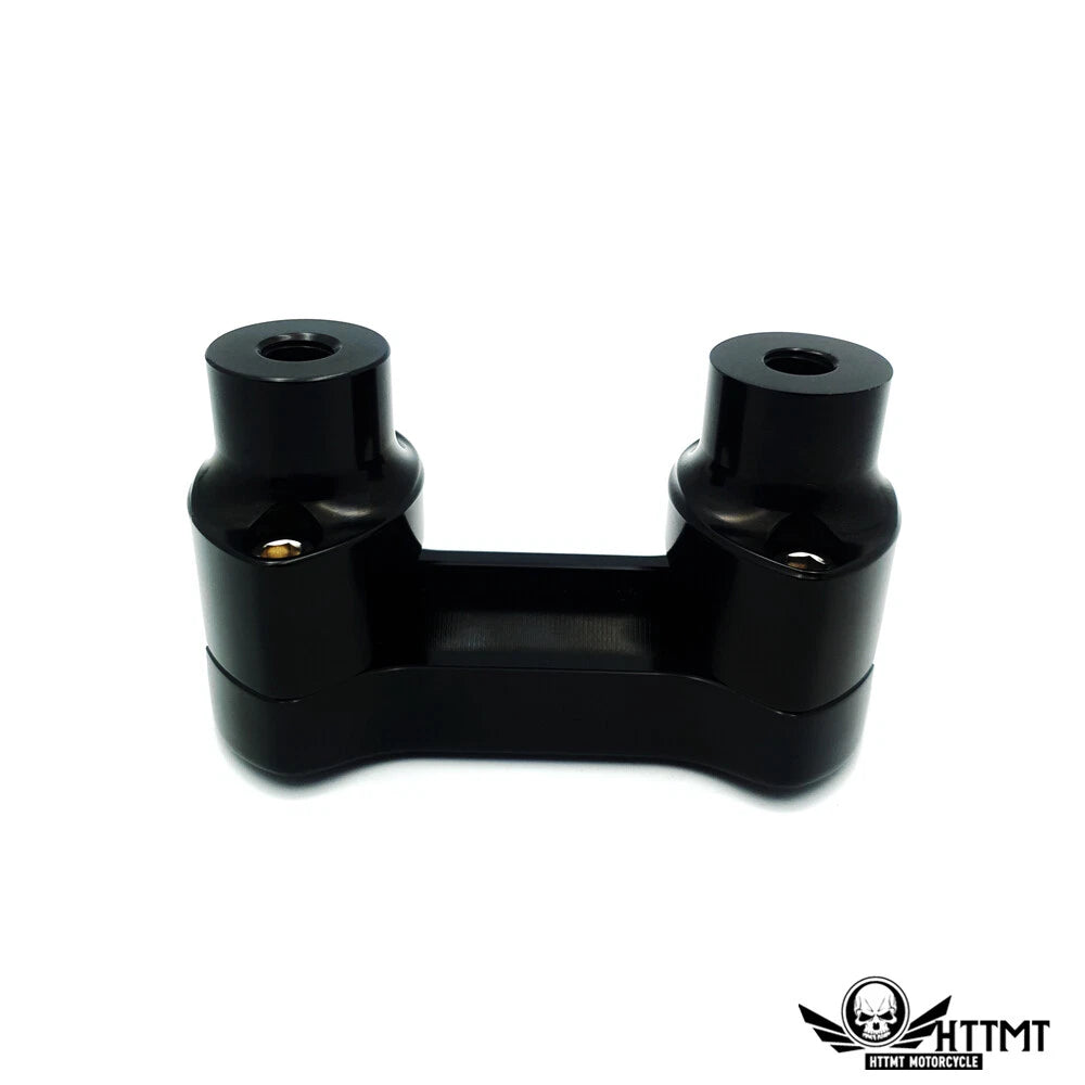 2" Tall Handlebar Riser/Top Clamp Kit for Harley