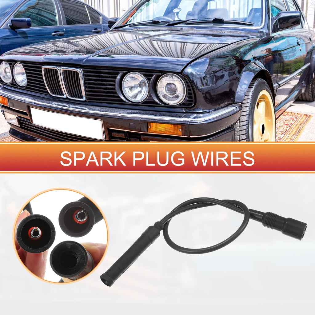 Ignition Coil Spark Plug Wire Set for BMW 325es (1986–1987)