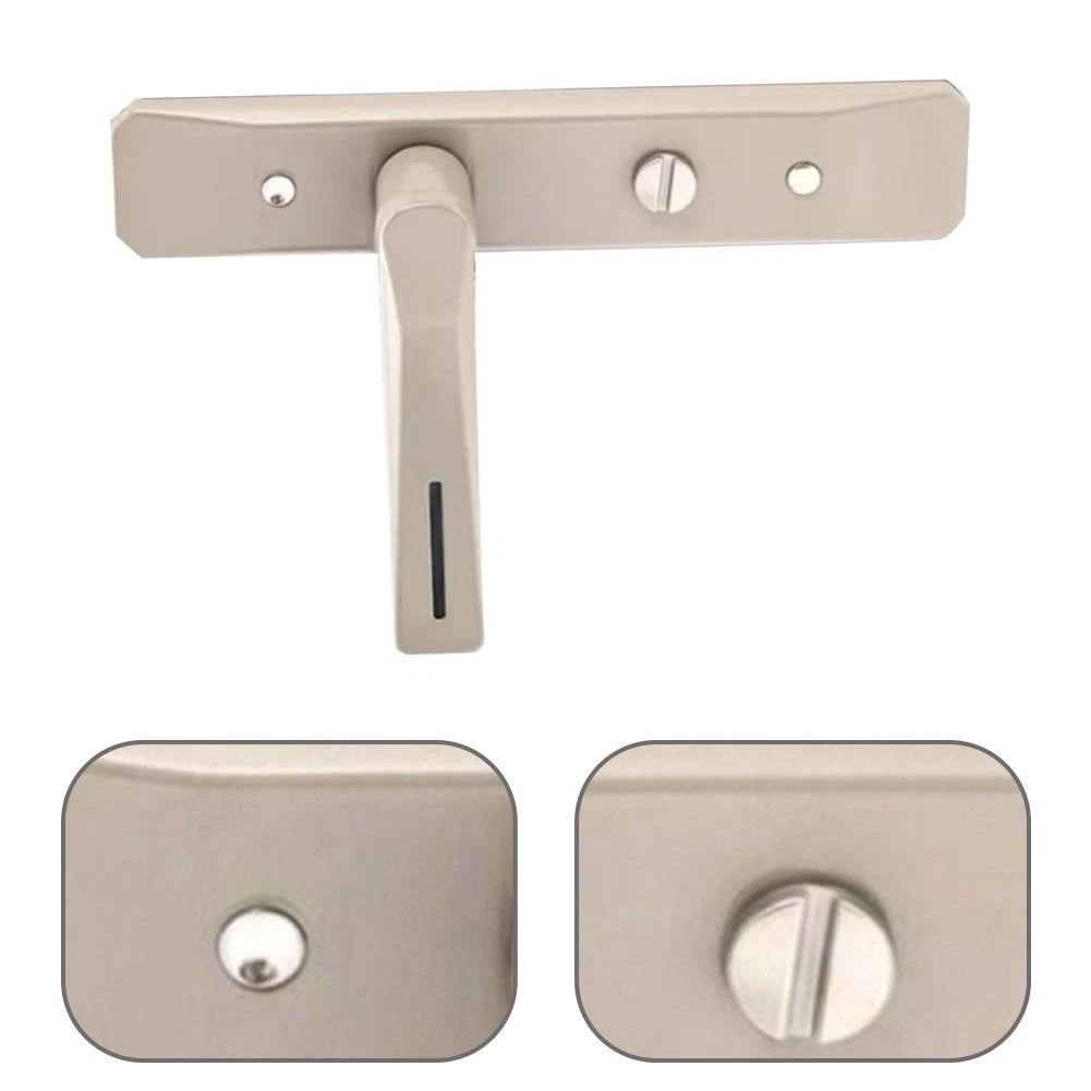Single Tongue Handle Lock for Bathroom Keyless Entry