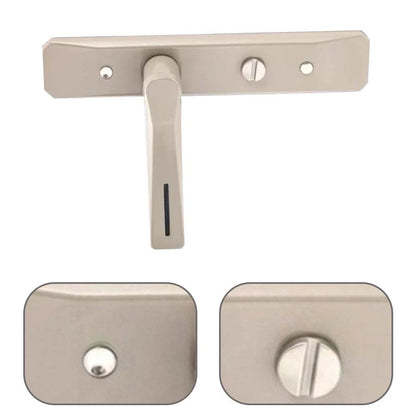 Single Tongue Handle Lock for Bathroom Keyless Entry