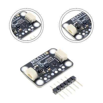 MSA311 Triaxial Accelerometer PCB Module for STEMMA QT (25.4 x 17.8 x 6mm)
