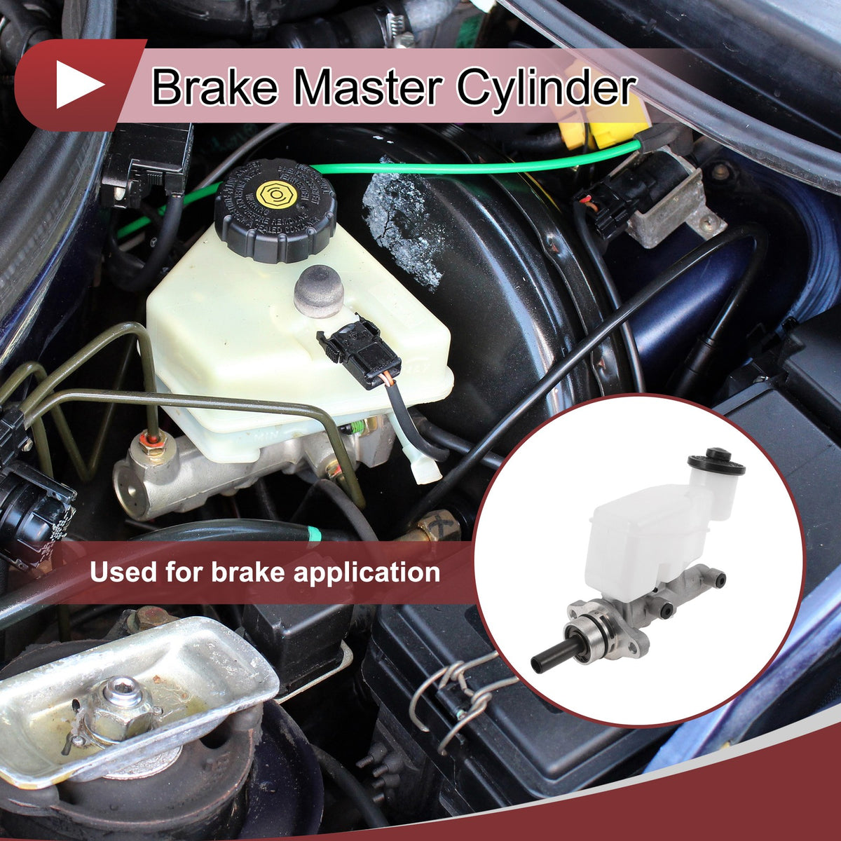 Brake Master Cylinder with Reservoir Replacement for Toyota Yaris (2007–2011)