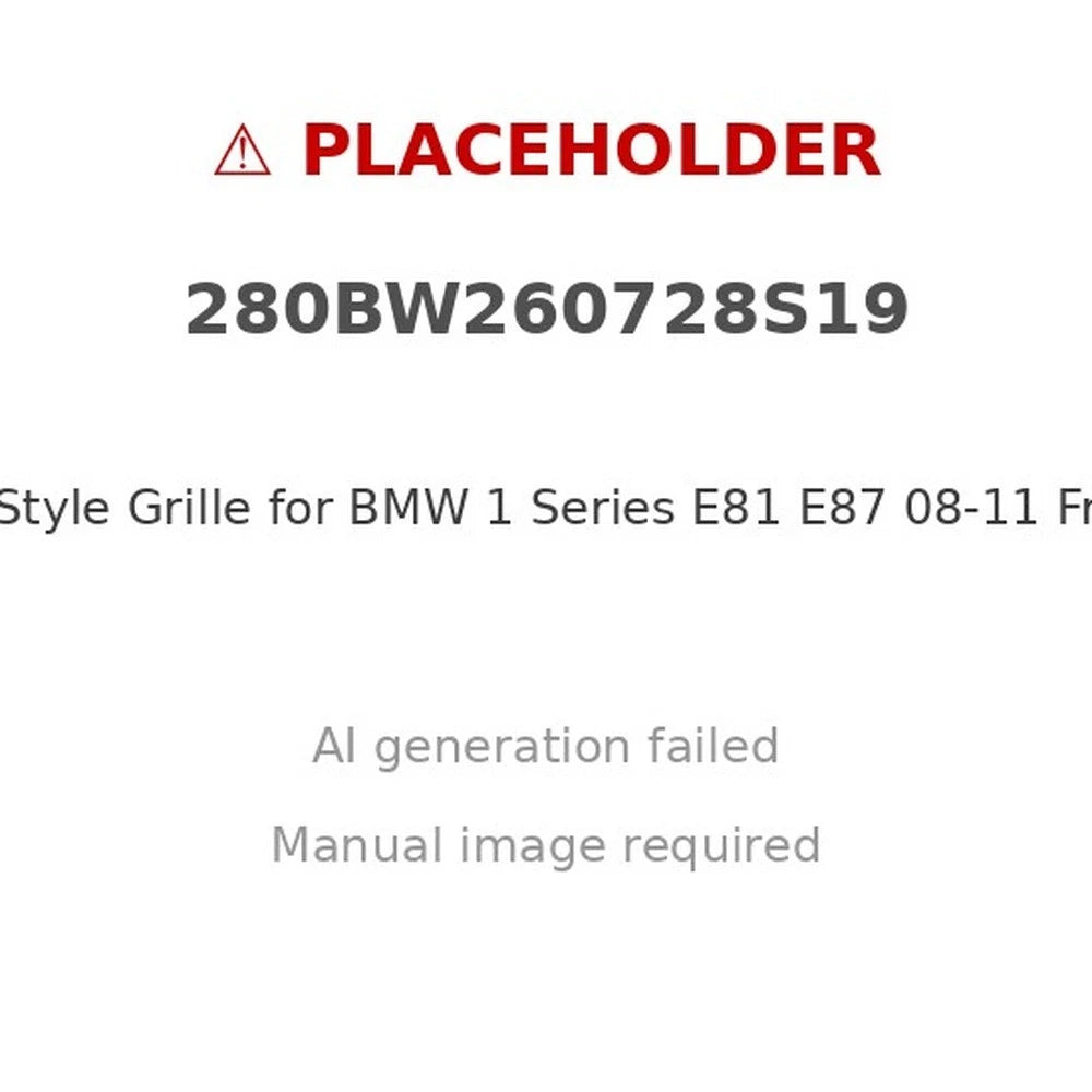 M-Style Grille for BMW 1 Series E81 E82 E87 E88 (2008–2011)