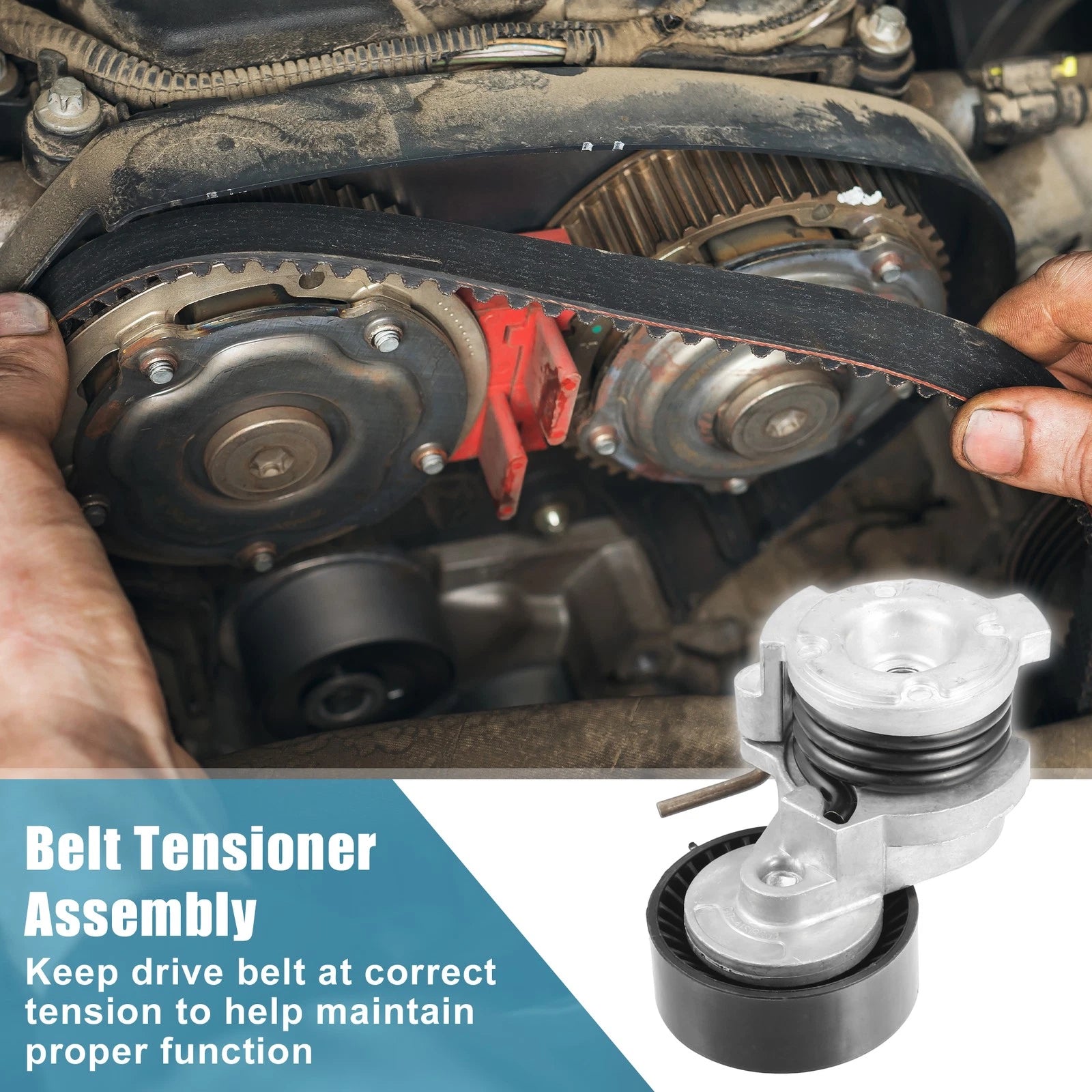 Belt Tensioner Pulley Replacement for BMW 545i (2004–2011)
