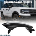 Exterior Door Handle Replacement for BMW F07 F10 Rear Left Black Silver (2011–2016)
