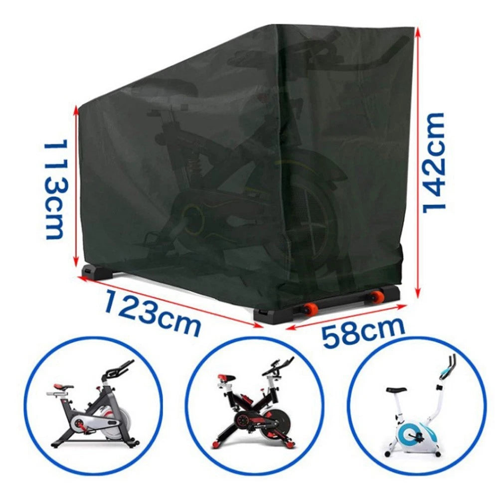 Dustproof Cover for Upright Indoor Bikes (UV Resistant)