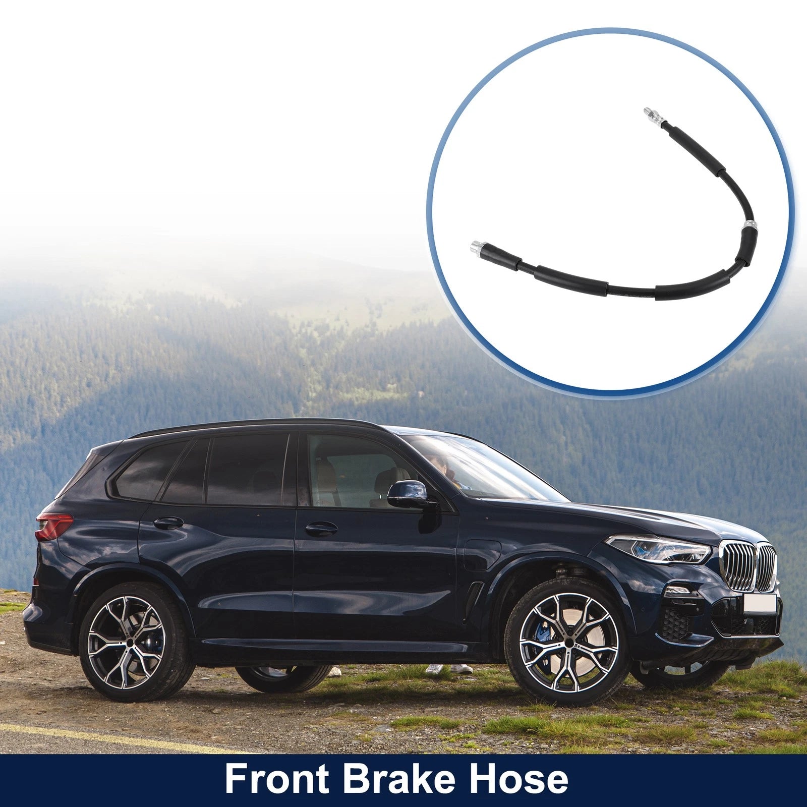 Front Brake Hose for BMW X5 (2007–2019) Brake Hydraulic Hose