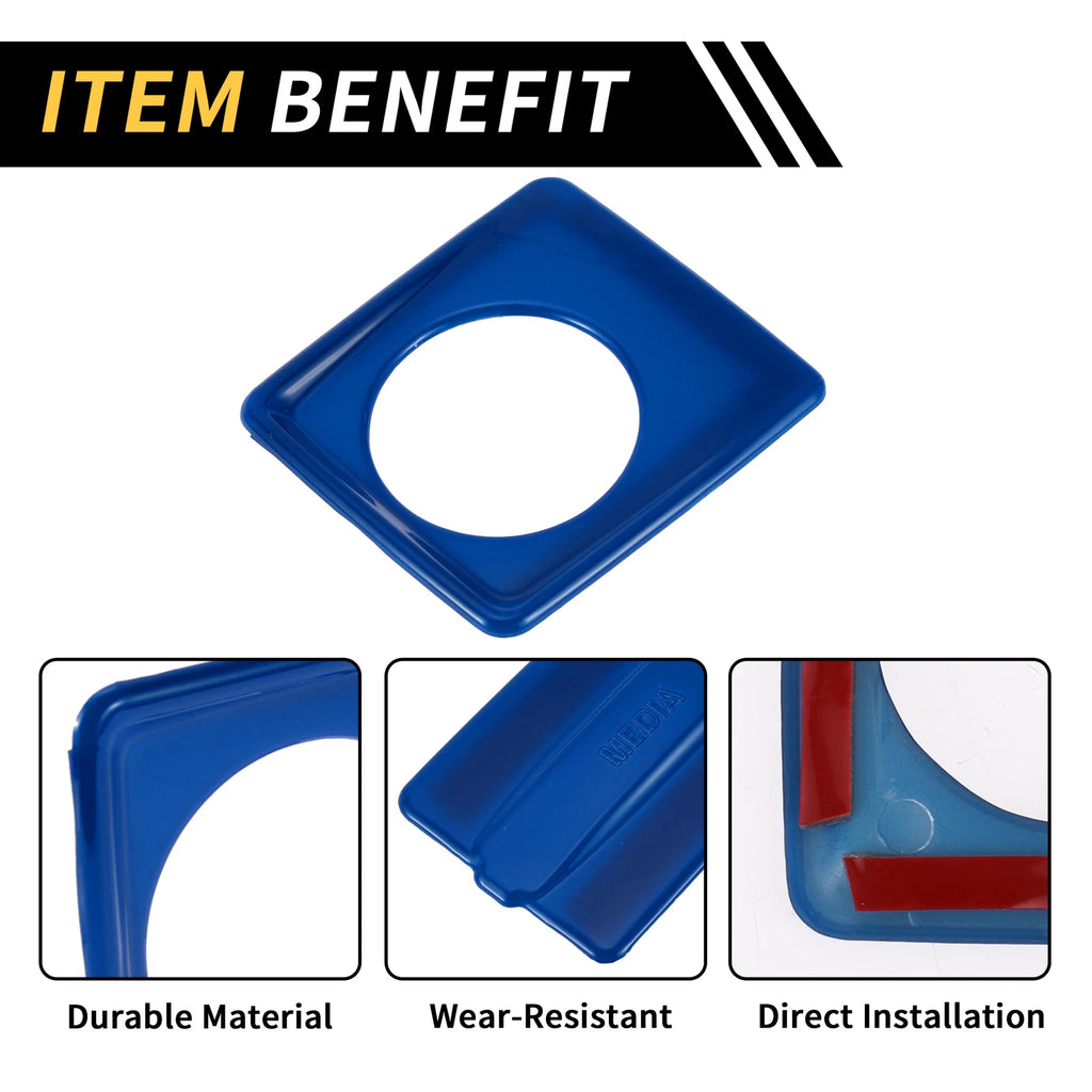 Cigarette Lighter USB Socket Panel Cover Trim for Jeep Wrangler JL (2018–2024) Blue