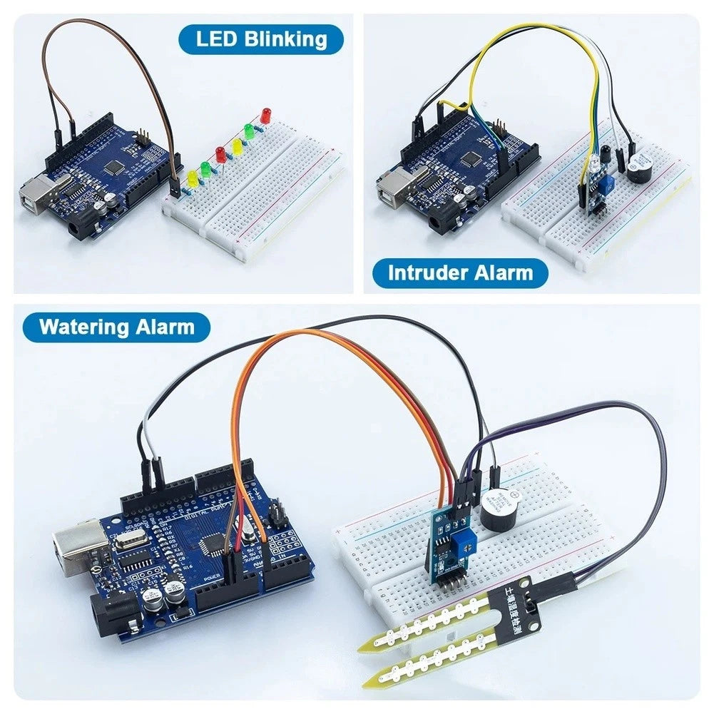 STEM Teaching Kit Development Board with LEDs and Sensors