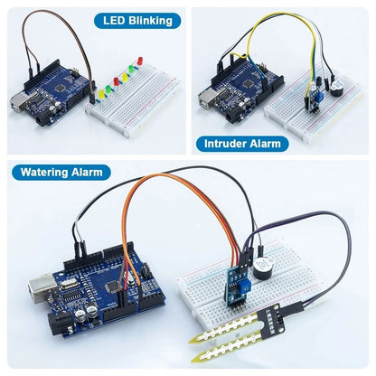 STEM Teaching Kit Development Board with LEDs and Sensors