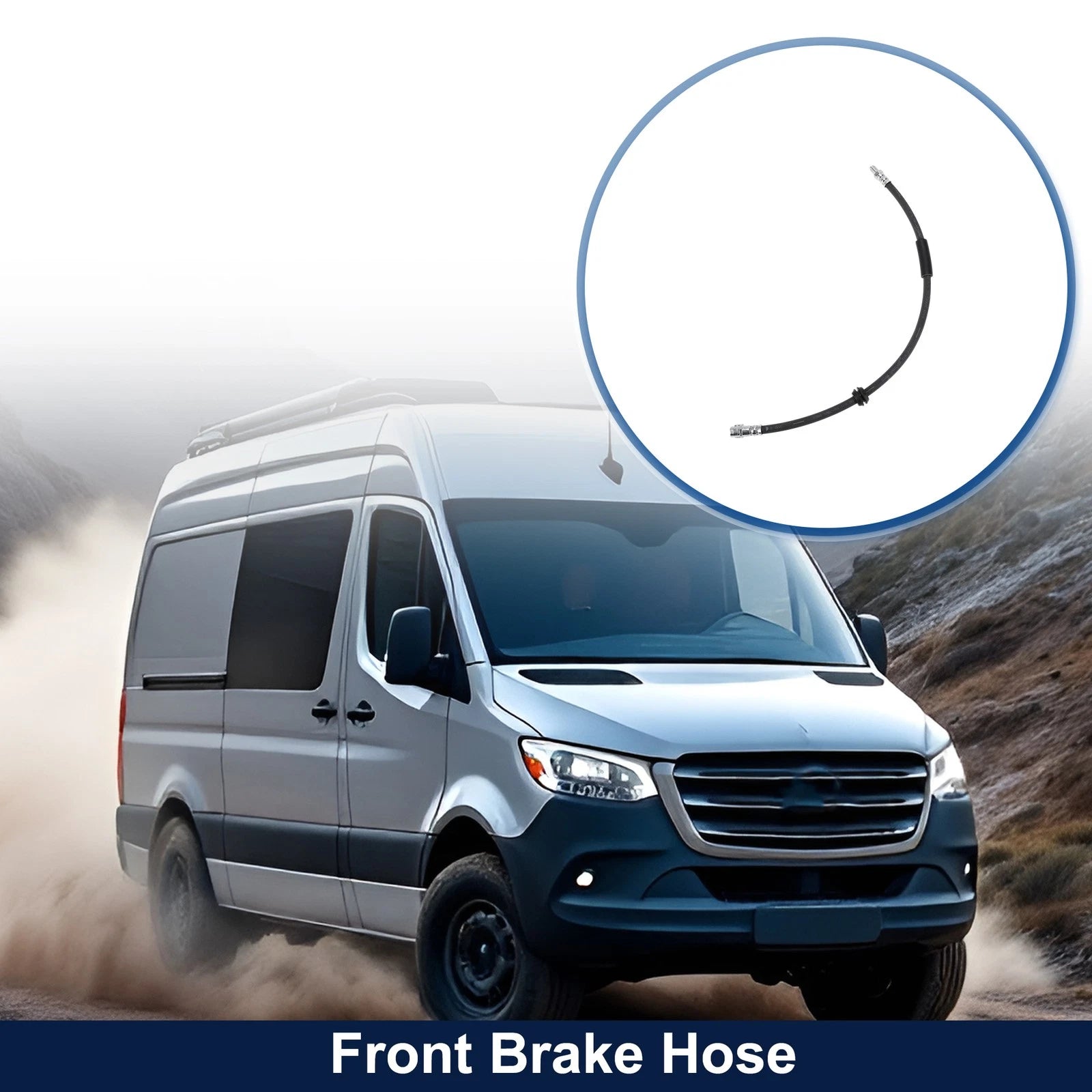 Front Brake Hose for Mercedes-Benz Sprinter 2500 (2007–2018)