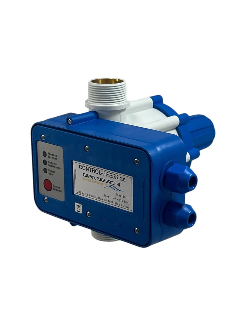 Gianneschi Control Pressure CE for (230 VAC, 2.2 Bar, 1 1/4")
