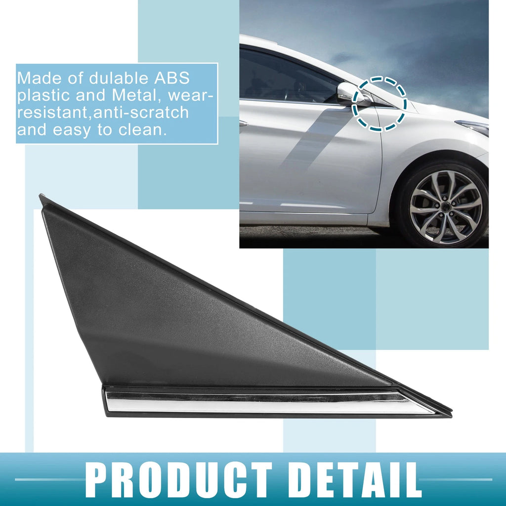 Right Mirror Corner Fender Triangle Cover Replacement for Hyundai Elantra (2011–2018)