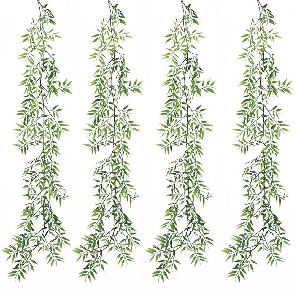 Artificial Leaf Vine for Home Wall Decor (Realistic Design)