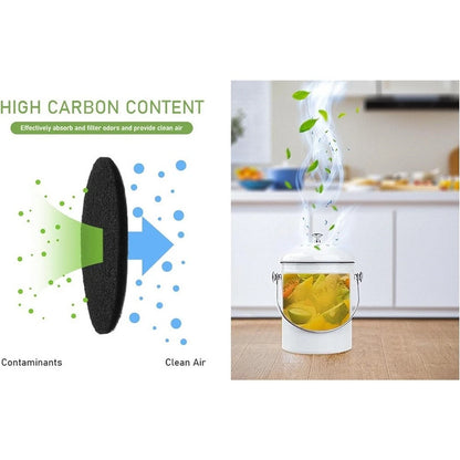 Activated Carbon Filter Pad for Compost Bin (12.5x12.5x1cm)