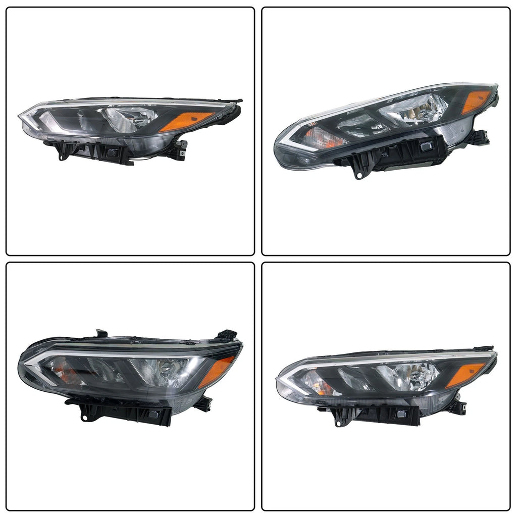 Headlight Assembly for Nissan Sentra (2024–2025) Left Side Halogen Black