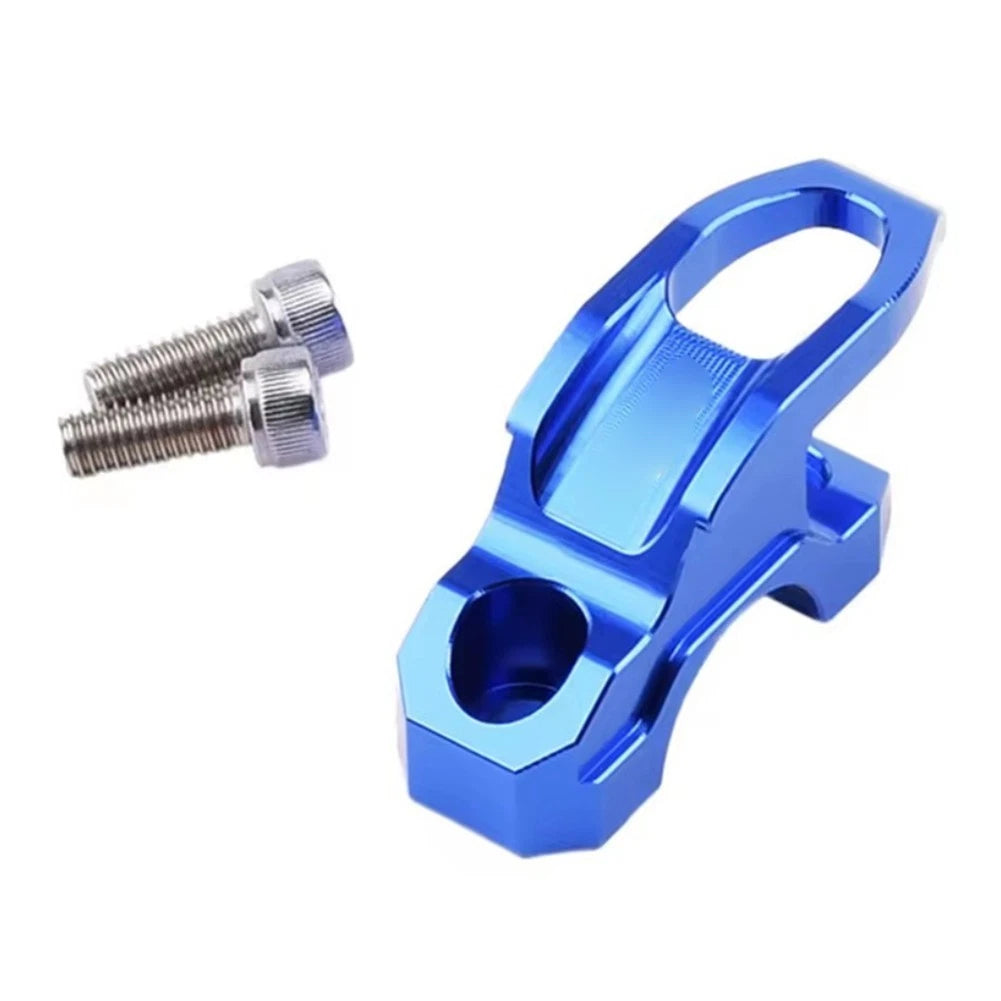 Handlebar Clamp Bracket for Scooter Brake Pump with Attached Helmet Hook