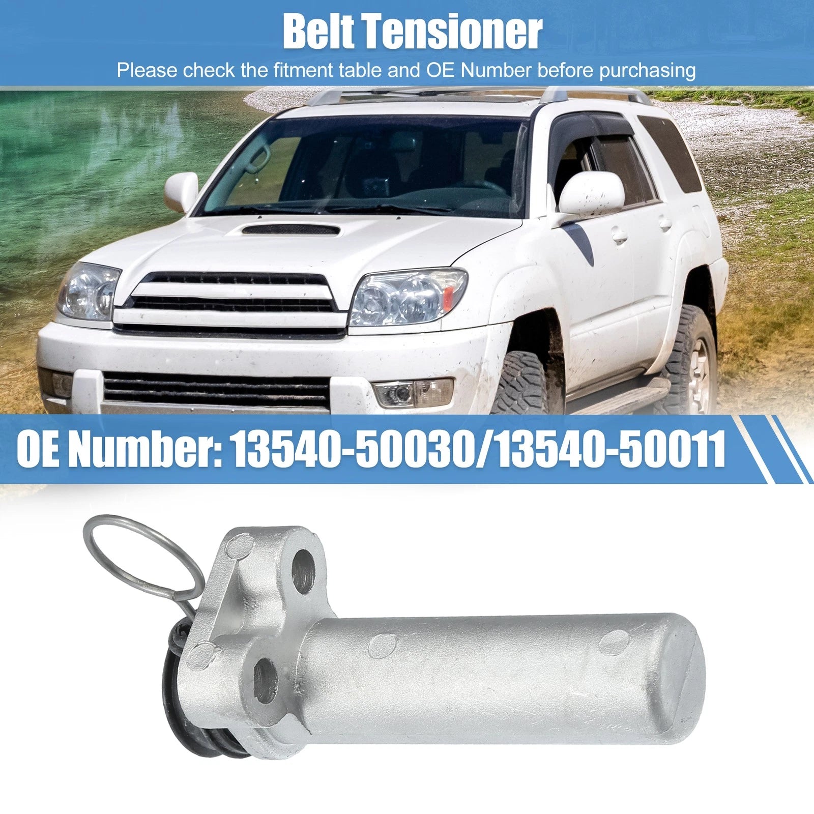 Engine Timing Belt Hydraulic Tensioner Replacement for Toyota 4Runner (2003–2009)