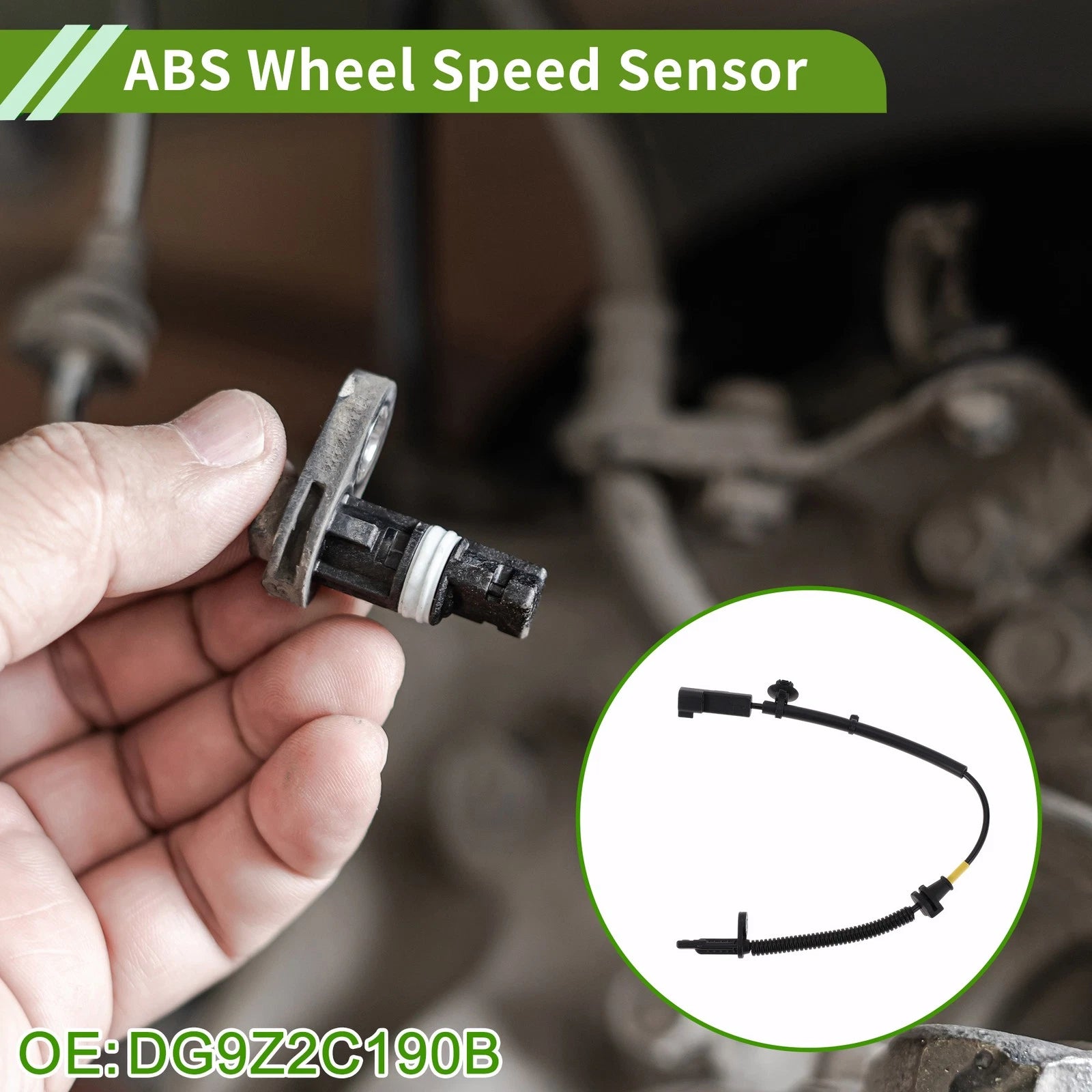 ABS Wheel Speed Sensor Replacement Rear for Lincoln MKZ (2013–2015)