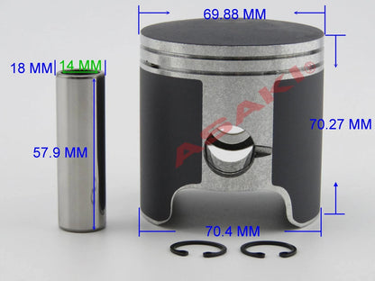 Piston Kit for Polaris SL/SLT 750 (1995–1997) 47-303 1302-POL-750