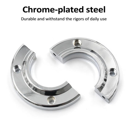 Chrome Floor Mount Swivel for SBC 350 (2 Inch Shaft)