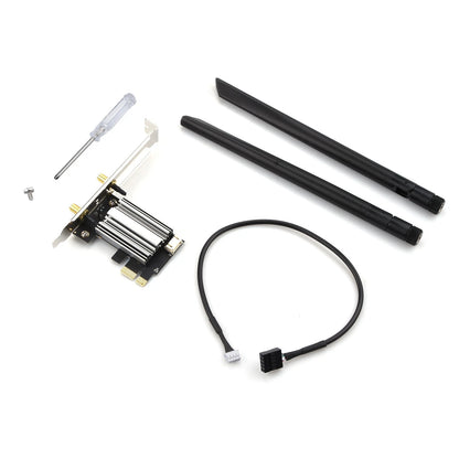 AX3000 PCIe WiFi 6 Adapter for Intel AX200 (Compatible Models)