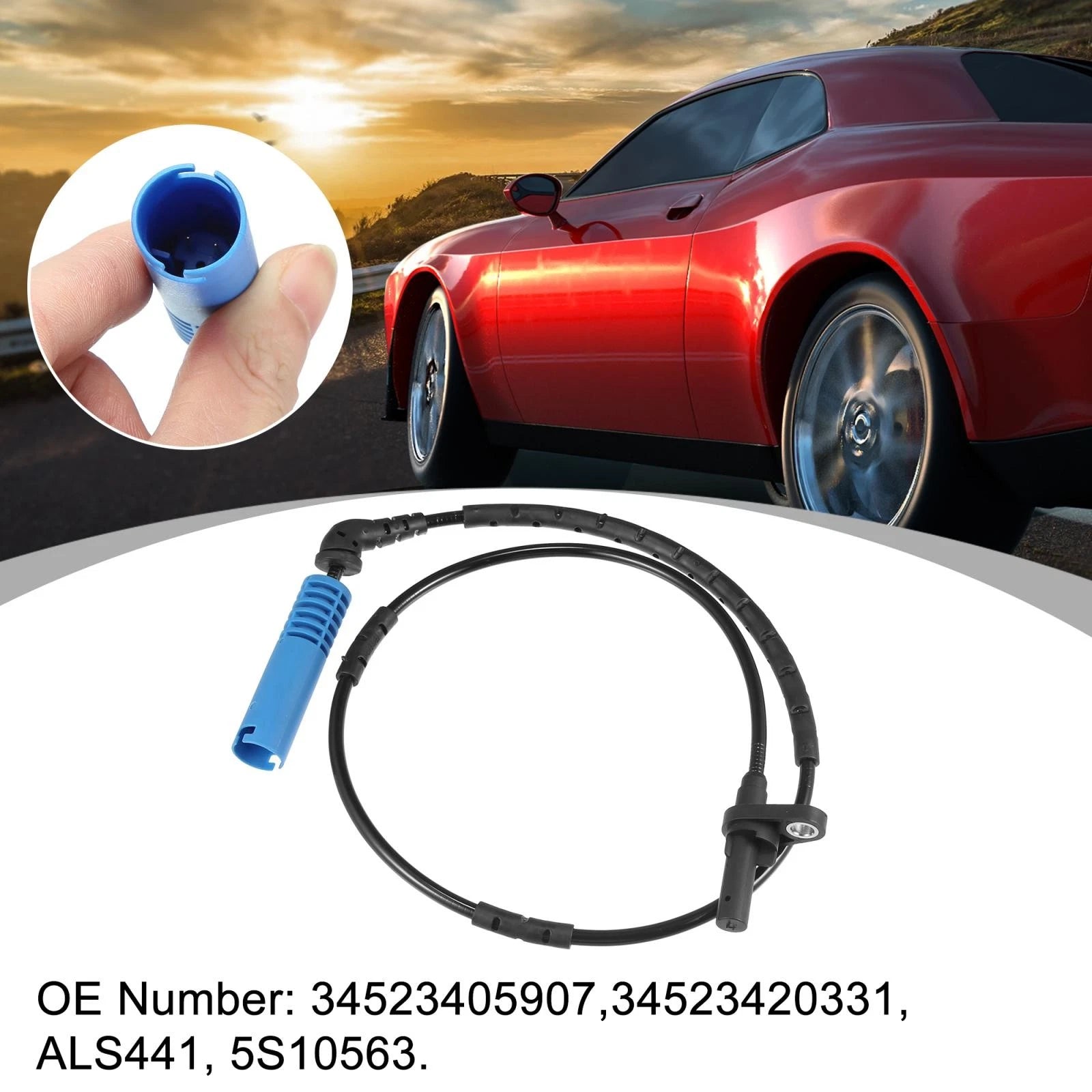 ABS Wheel Speed Sensor Rear Replacement for BMW X3 E83 (2004–2010)