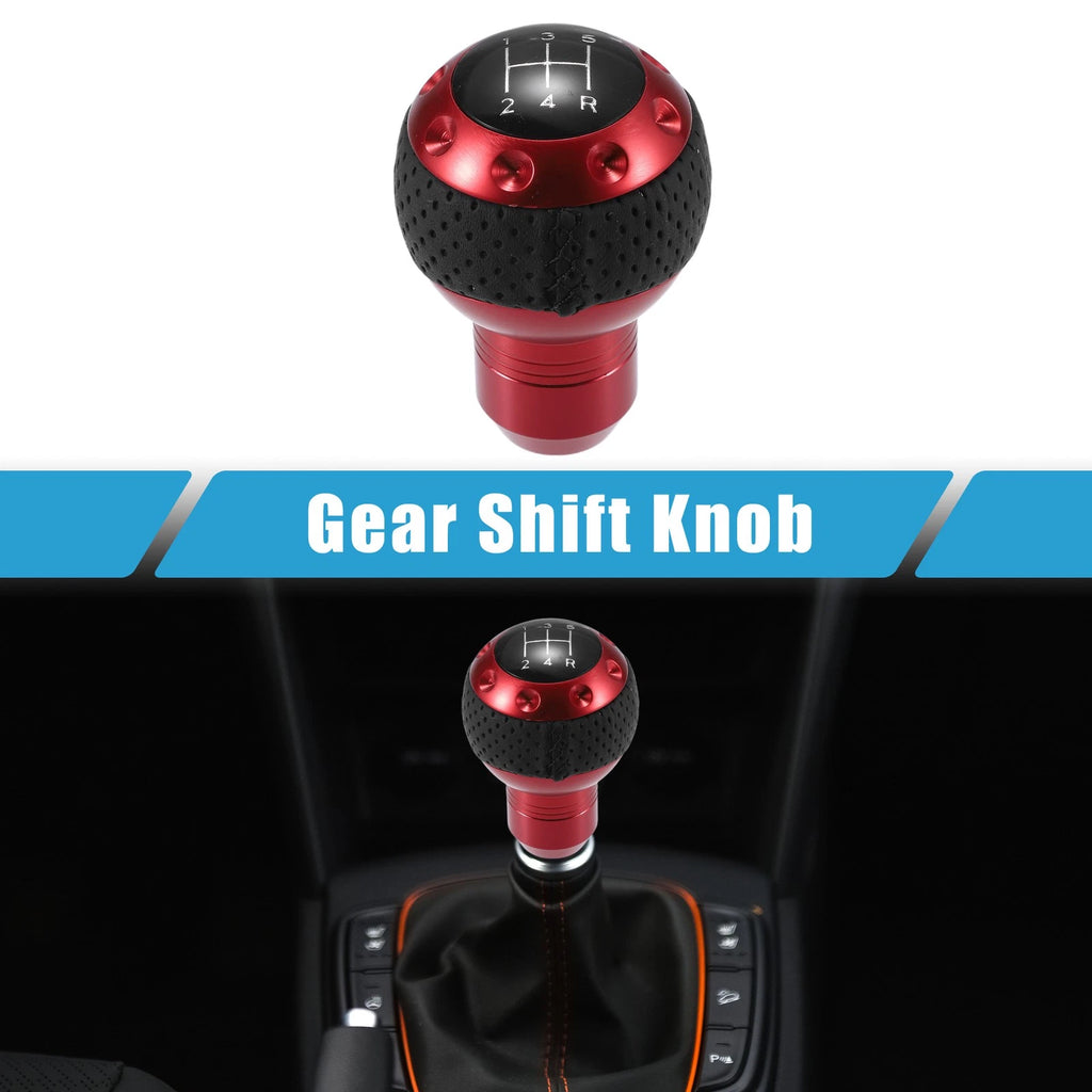 5 Speed Gear Shift Knob for Universal Manual Transmission (7.7cm, Red)