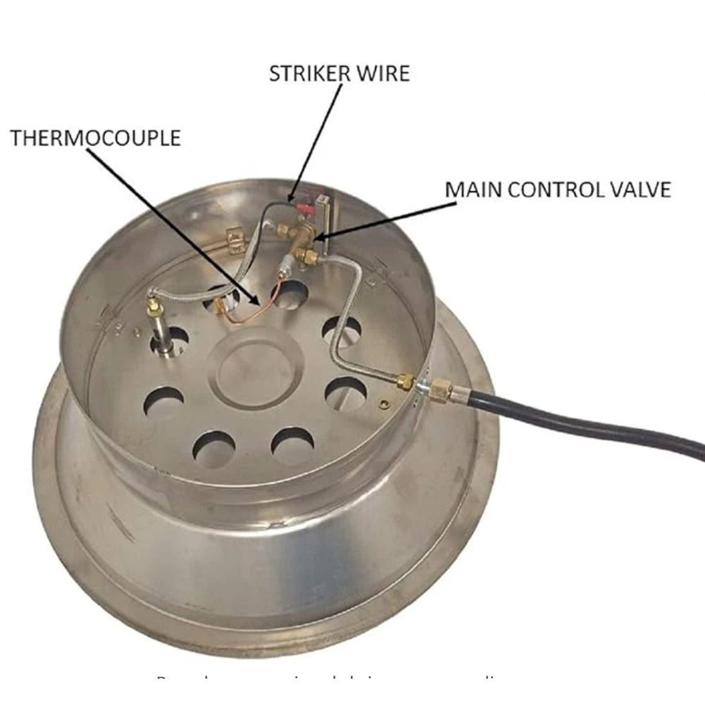 Piezo Ignition Gas Control Valve for Garden Propane Patio Heaters