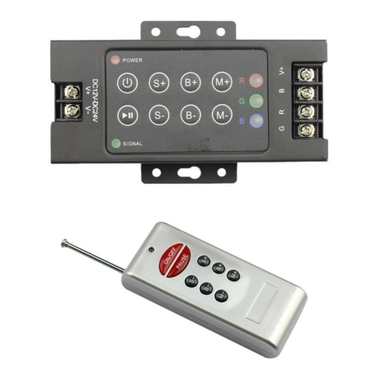 8-Key Wireless Remote Controller for RGB LED Lights Strip (5050/3528)