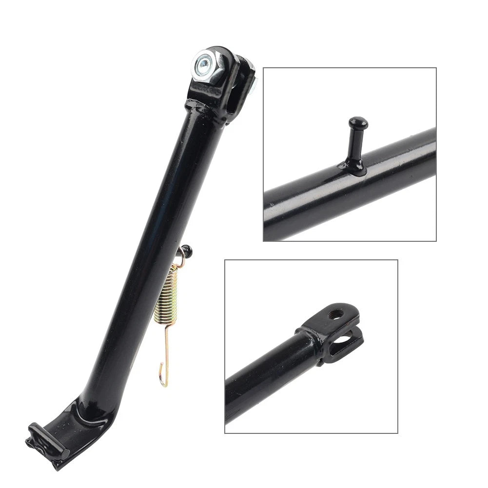 Side Support Stand Kickstand with Spring Bolts for Honda CG125 CB125