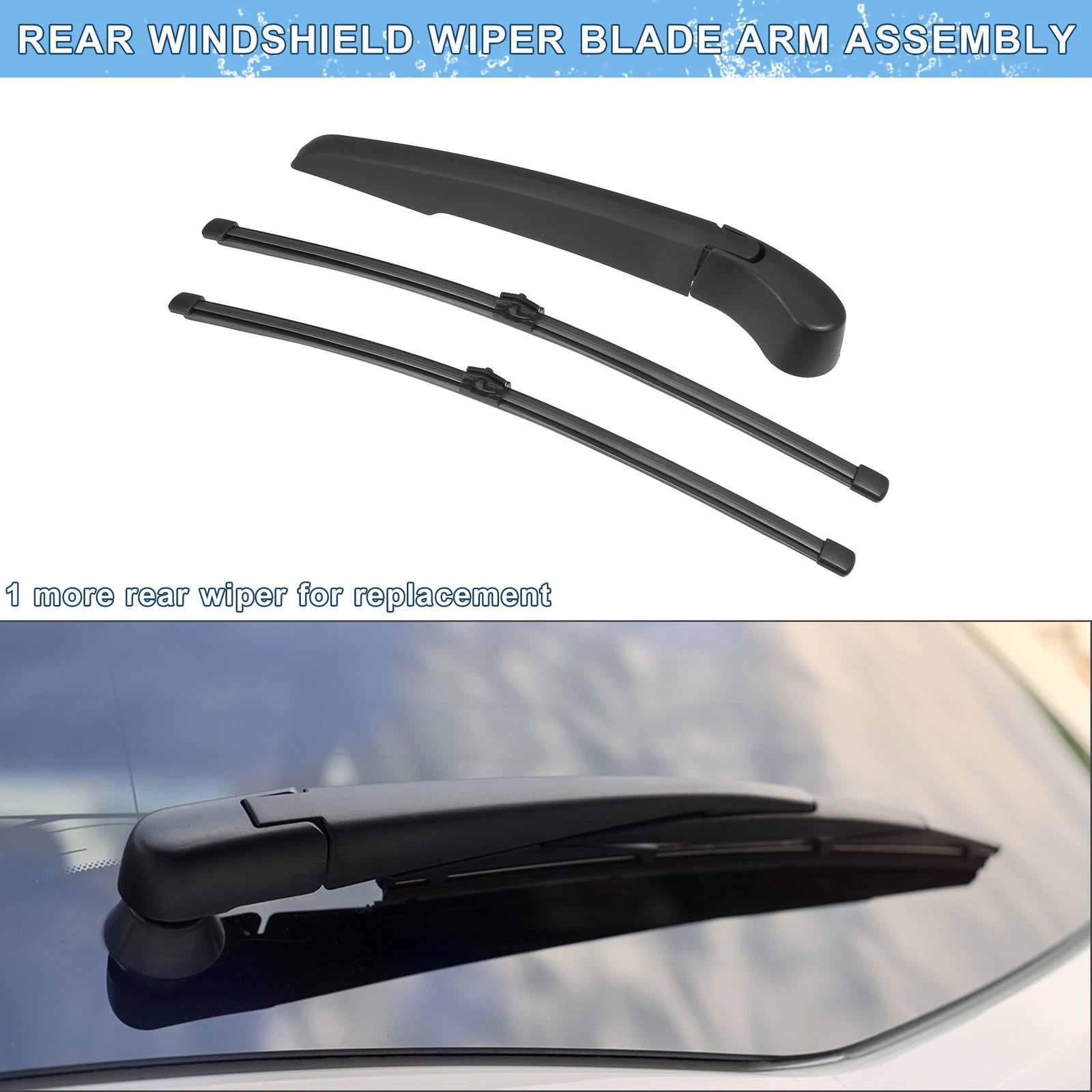 Rear Windshield Wiper Arm Set Replacement for BMW X1 F48 (2015–2022)
