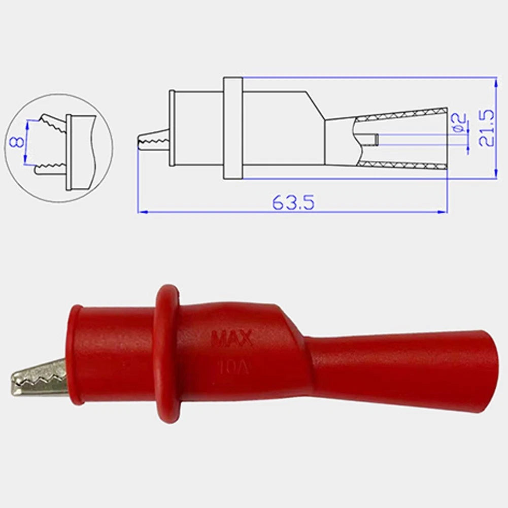 Multimeter Test Clip Probe Tool for UK 10A 1000V