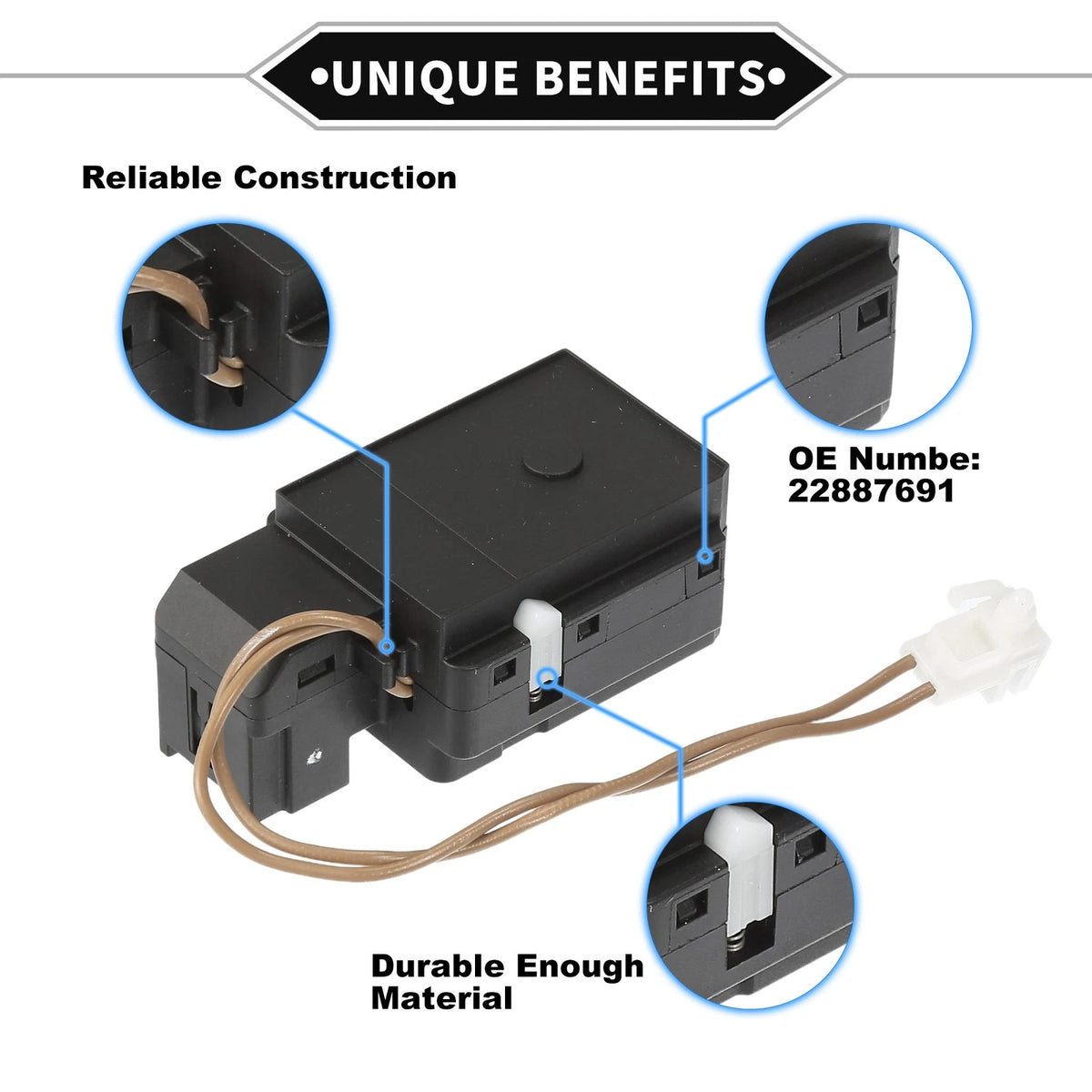 Ignition Starter Switch for Cadillac Escalade (2002–2023) No.22887691
