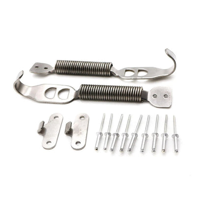 Stainless Steel Racing Mount Bonnet Hook Pin Lock Kit for Universal Fit
