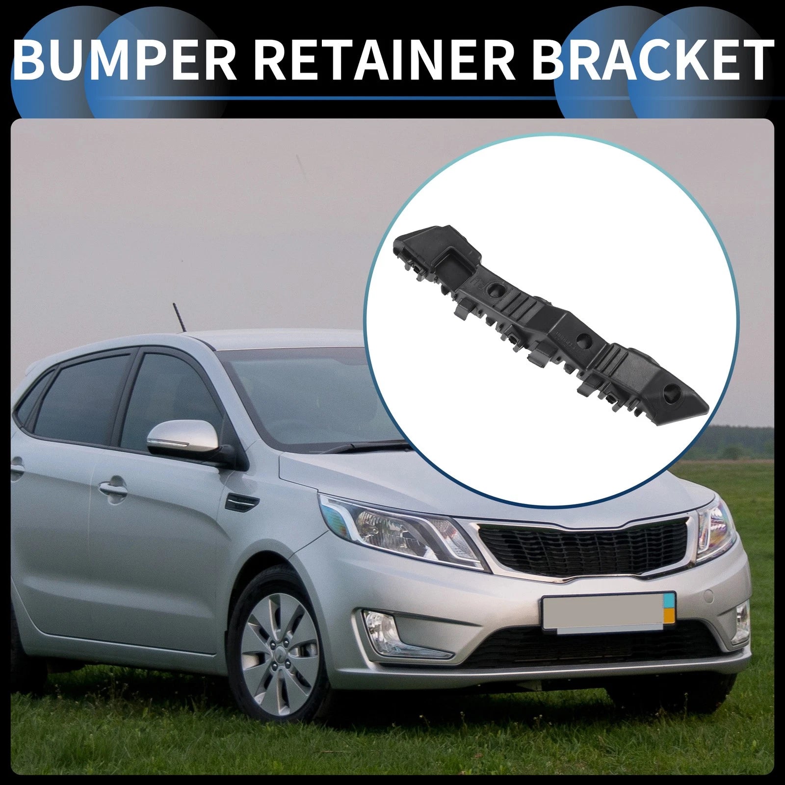 Right Front Bumper Retainer Bracket Replacement for Hyundai Elantra (2021–2023)