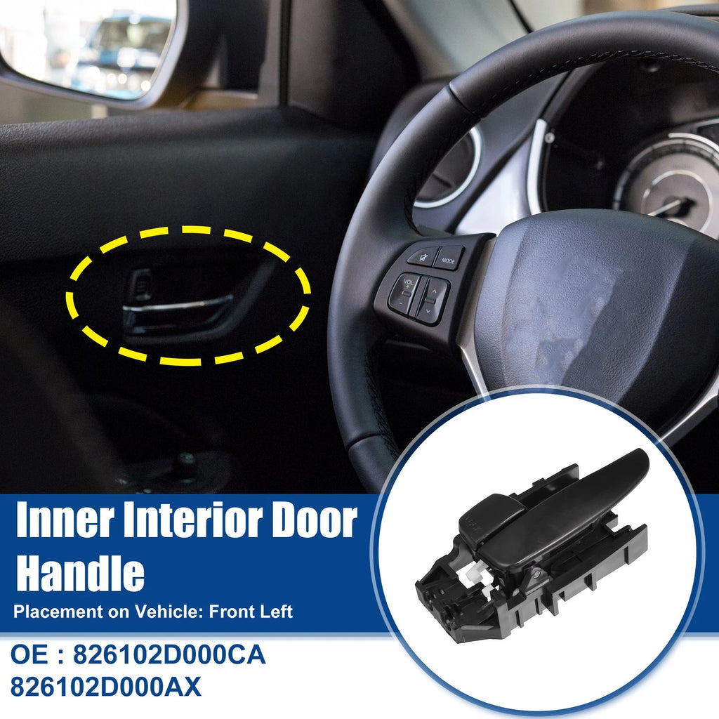 Front Left Side Inner Door Handle Replacement for Hyundai Elantra (2001–2006)