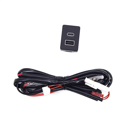18W Car Charger Type-C + QC3.0 for Ford Transit