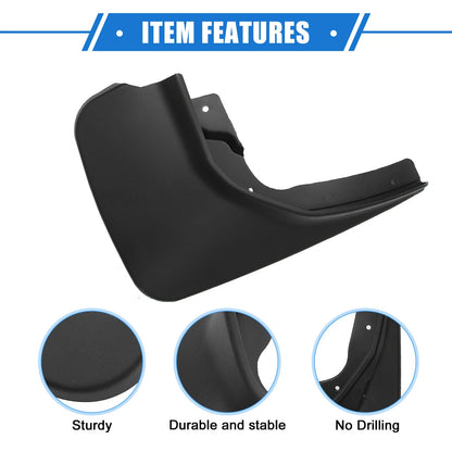 Mud Flaps Kit for Ford Explorer (2011–2019) - Black Front Rear Splash Guards