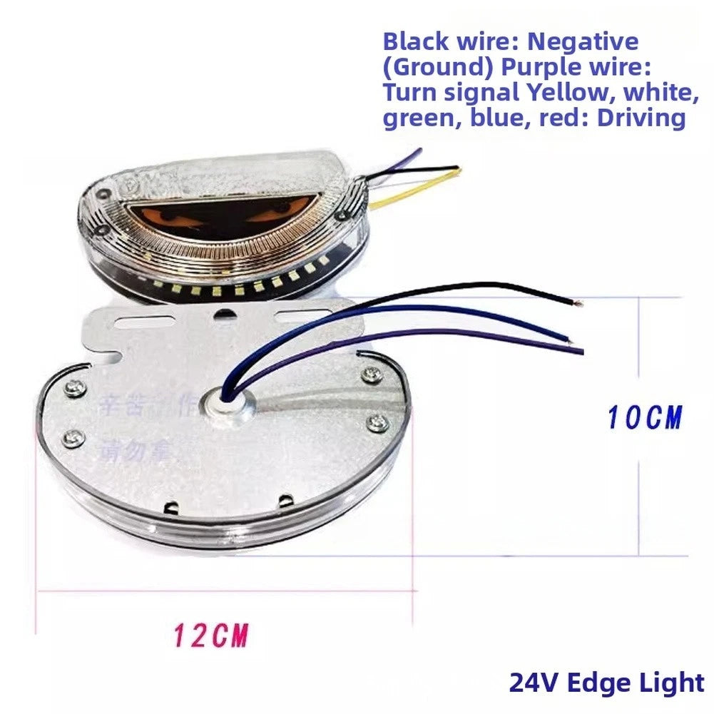 24V LED Side Lamp for Truck Trailers and Pump Trucks (2010–2023)