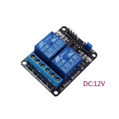 2 Way 2CH Relay Module 5V for MCU Expansion Board (Optocoupler Protection)