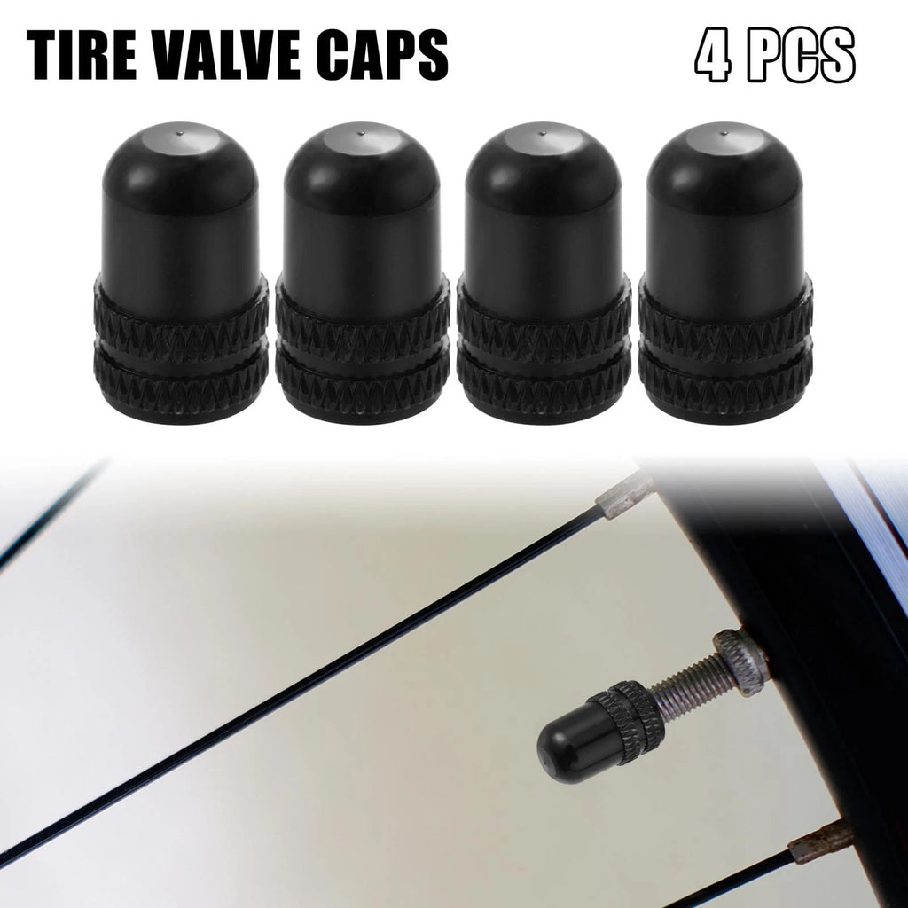 4Pcs Universal Bicycle Valve Caps American Type Tire Dust Covers