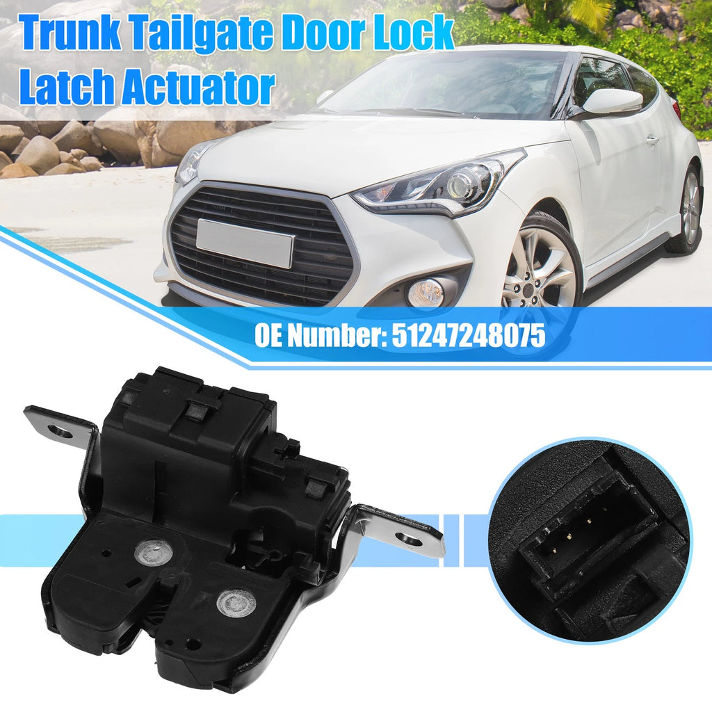 Rear Trunk Tailgate Door Lock Latch Actuator Replacement for BMW I3 (2014–2020)