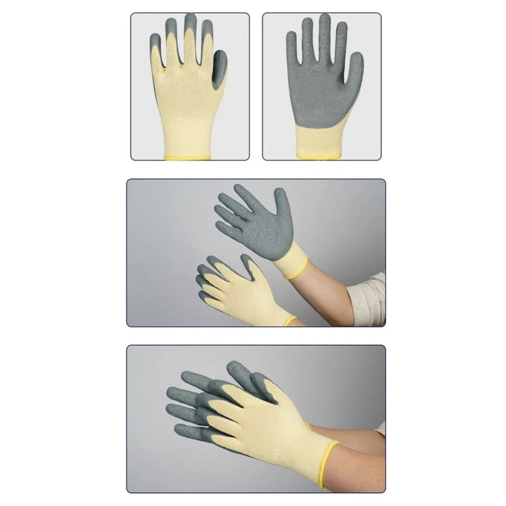 Insulating Gloves for Construction (400V) - Rubber, Elastic Cuff, Breathable