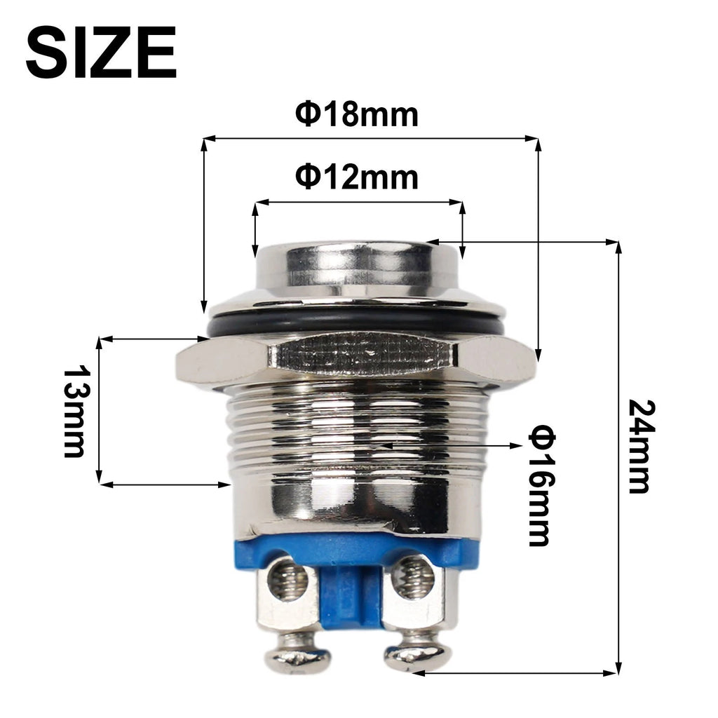 Button Switches for - Waterproof On Off Push Button